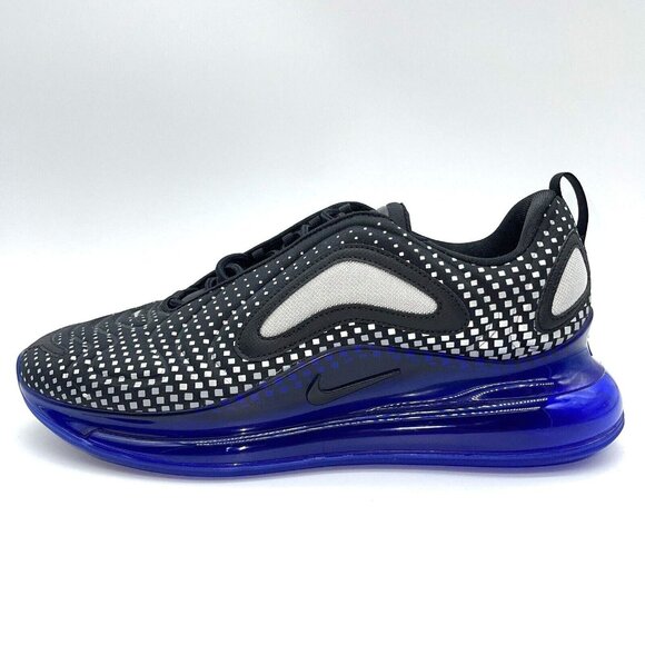 Nike Air Max 720 Pixel Gradient Men's 11 Black Royal Blue AO2924-013 - Worn Once